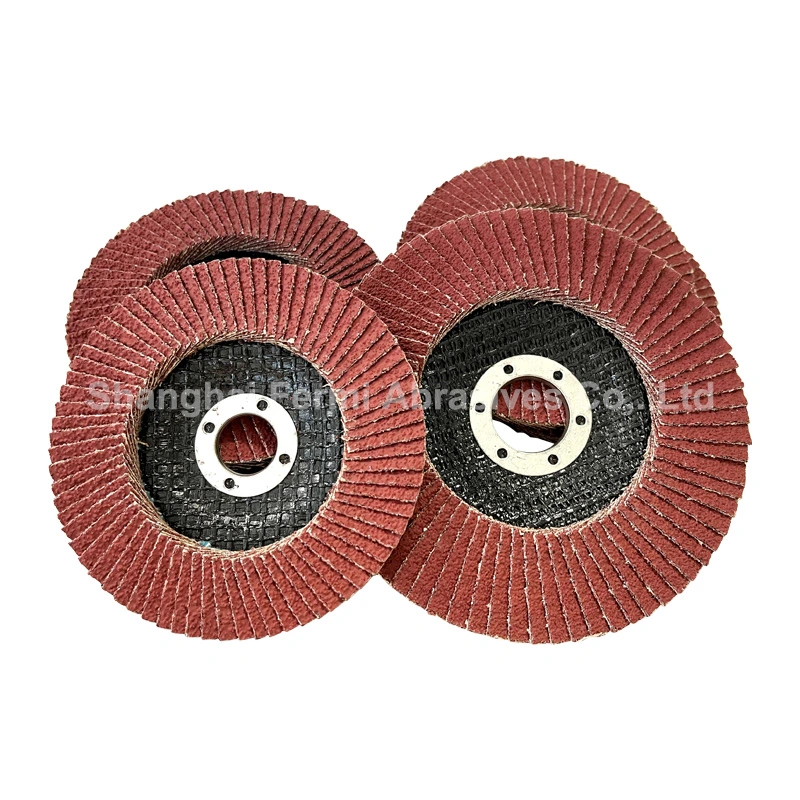 125*22mm Zironia & Aluminum Oxide Flap Disk Flap Disc for Metal (Professional Manufacturer)