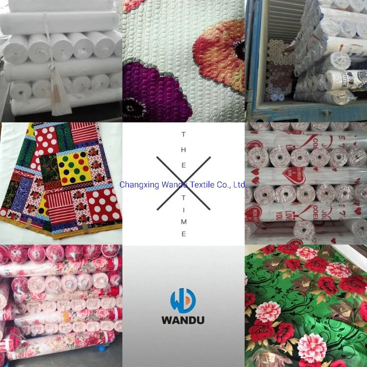 Textile Export, Latest Order in June Flower-Printed Bedsheet Polyester Fabric, Good Quality