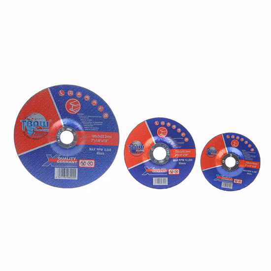 180X3X22mm 7 인치 OEM 연삭 연마 커팅 휠 플랩 도구 절단 및 연삭 휠 T42 커팅 디스크 중국 도구
